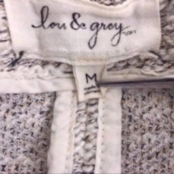 LOU & grey zip up cardigan sweater jacket size medium - Picture 7 of 8